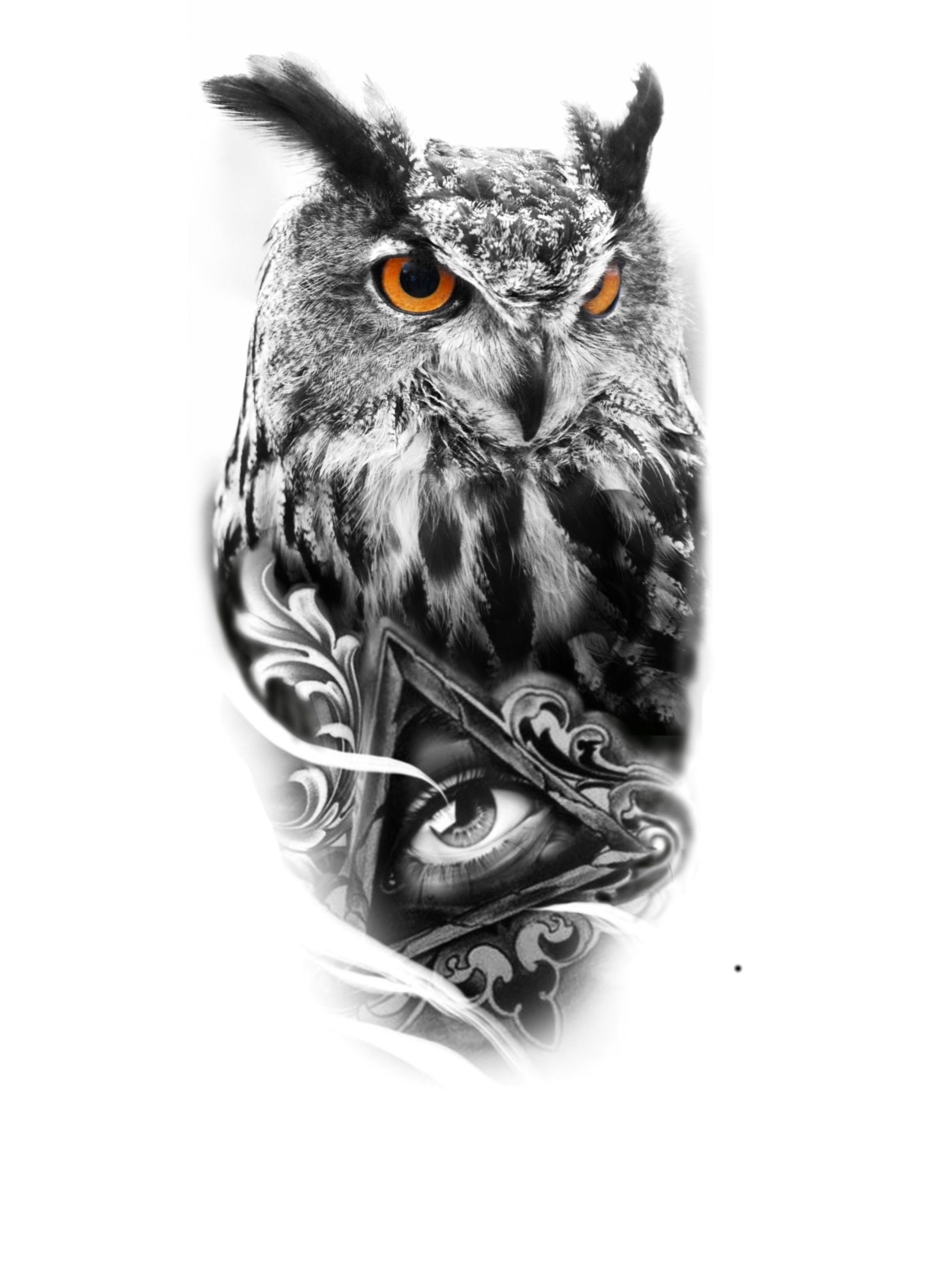 Татуировки сова: значение и 126 фото и эскизов