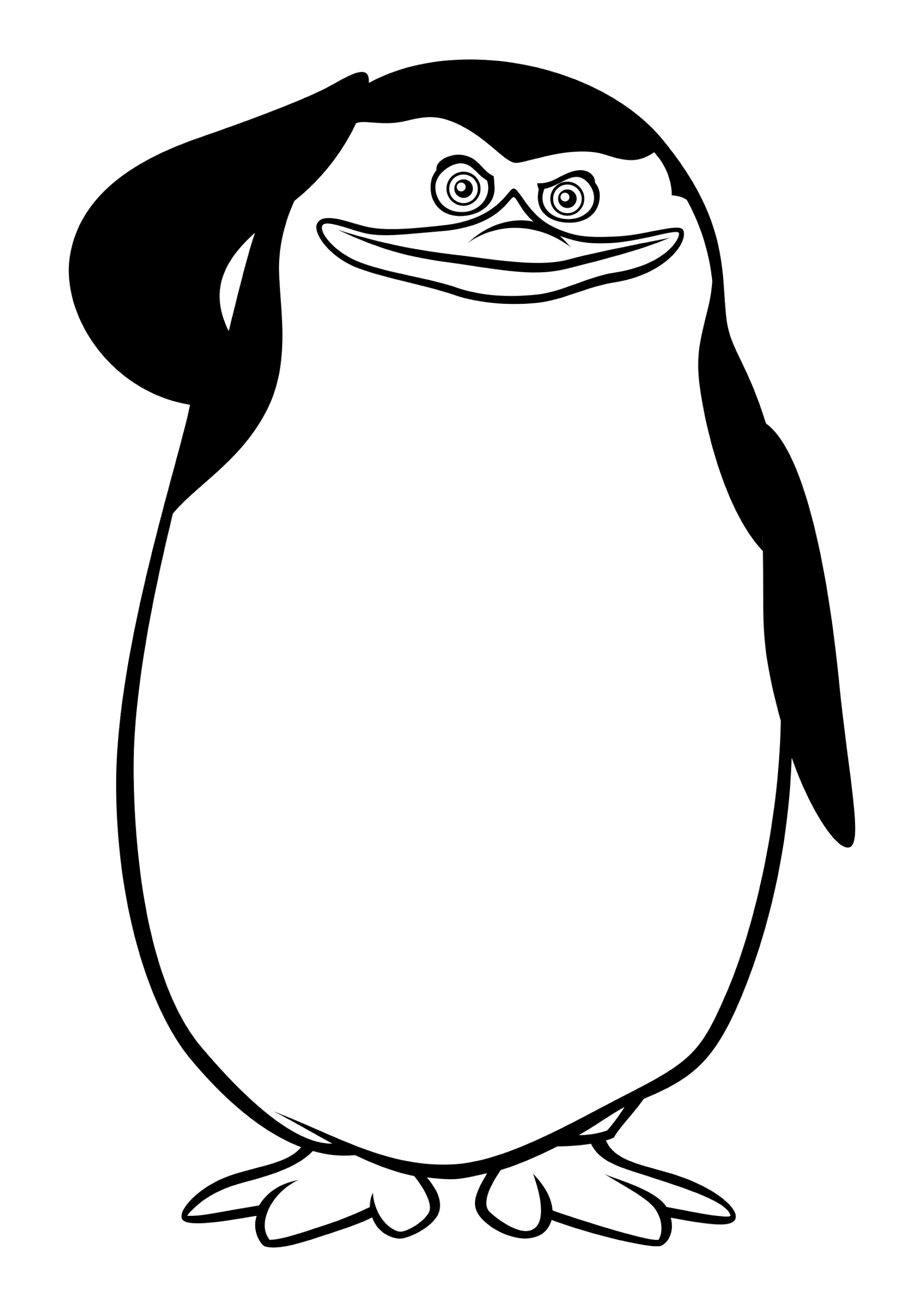 Нарисованный пингвин в круге ава аватар смайлик скачать
