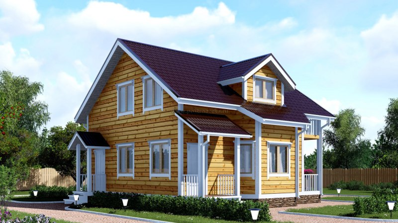 Крыша со скворечником