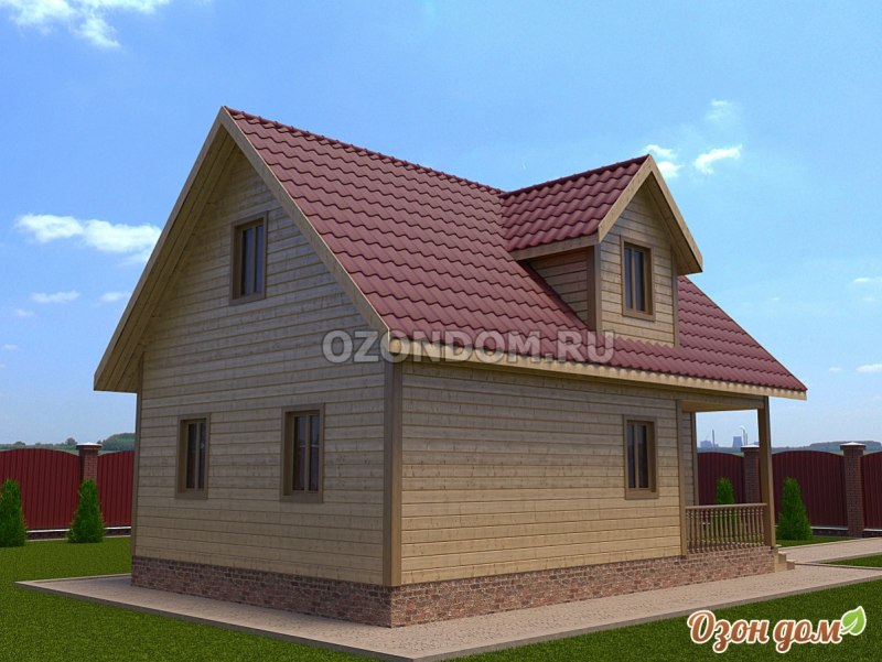 Кукушка на крыше дома