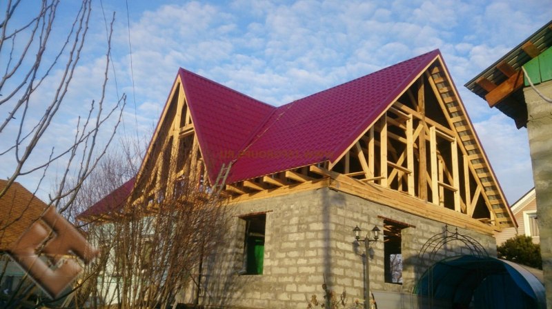 Крыша со скворечником