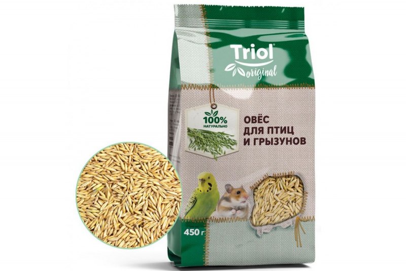 Triol Standard корм для грызунов травяные гранулы, 500г