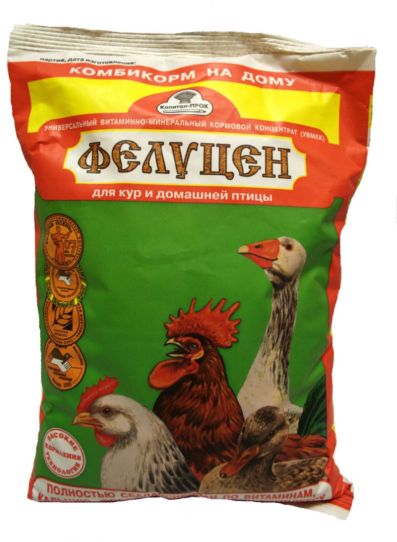 Премиксы Фелуцен для курей