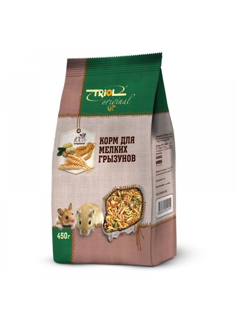 Triol корм для средних попугаев 450 г