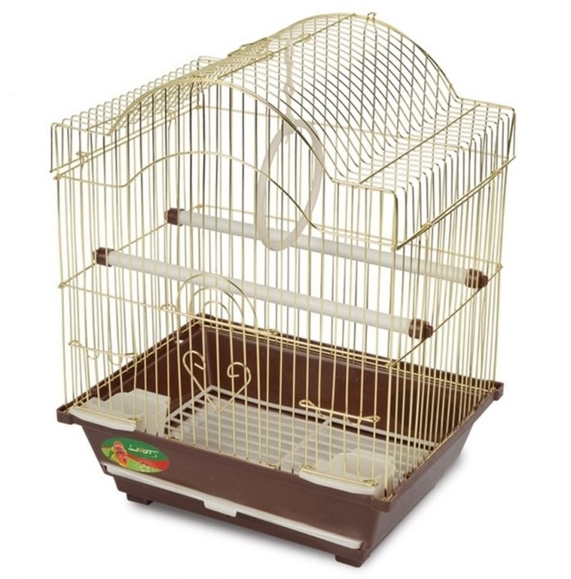 Клетка 2113g для птиц, золото, 300*230*390мм