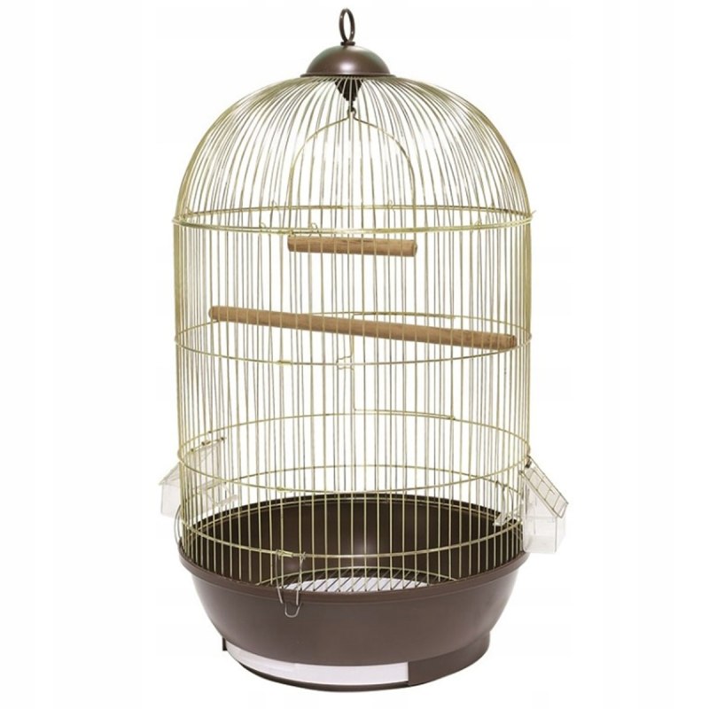 Клетка для птиц Kredo 330, круглая, в ассортименте, 40 x 40 х 71 см