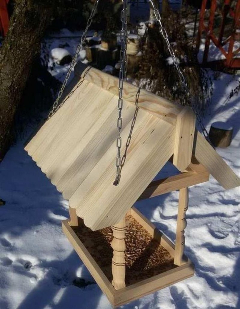 Кормушка для птиц из пластик бутылки