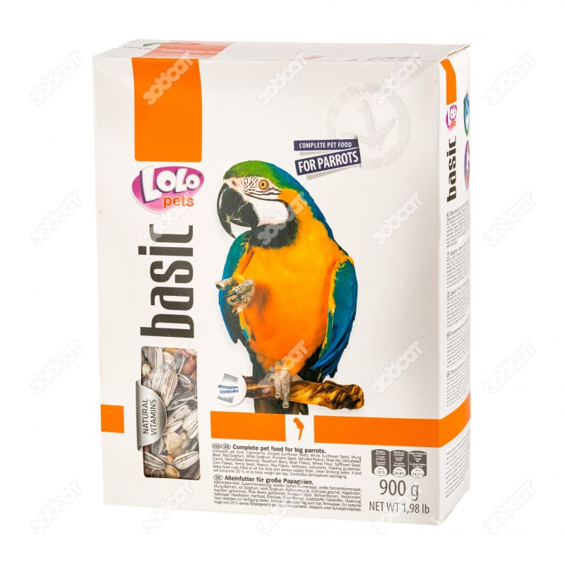 Lucky Pets корм для крупных попугаев Premium professional menu