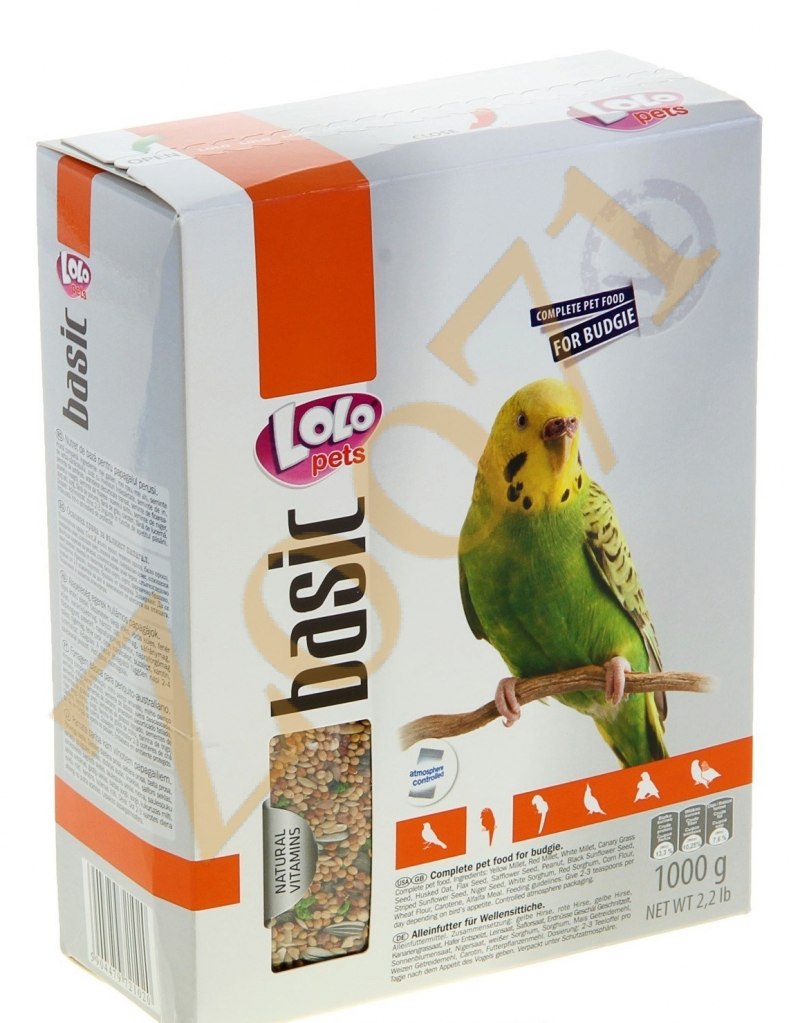Lolo Pets корм д/волн попугаев 500 г. полнорационный