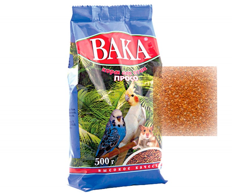 Вака просо для птиц (500 гр)