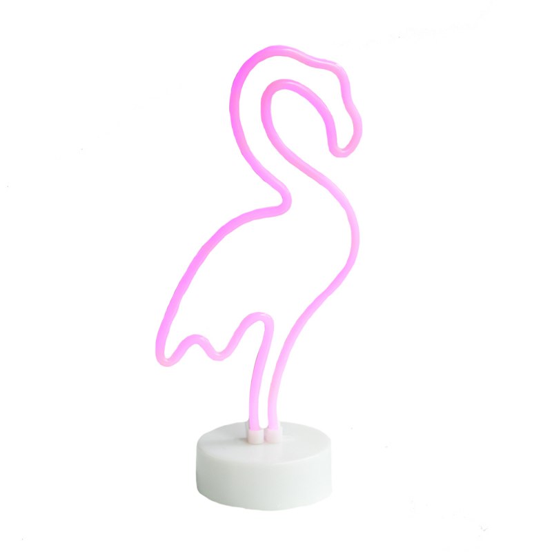 Ночник старт Neon Фламинго