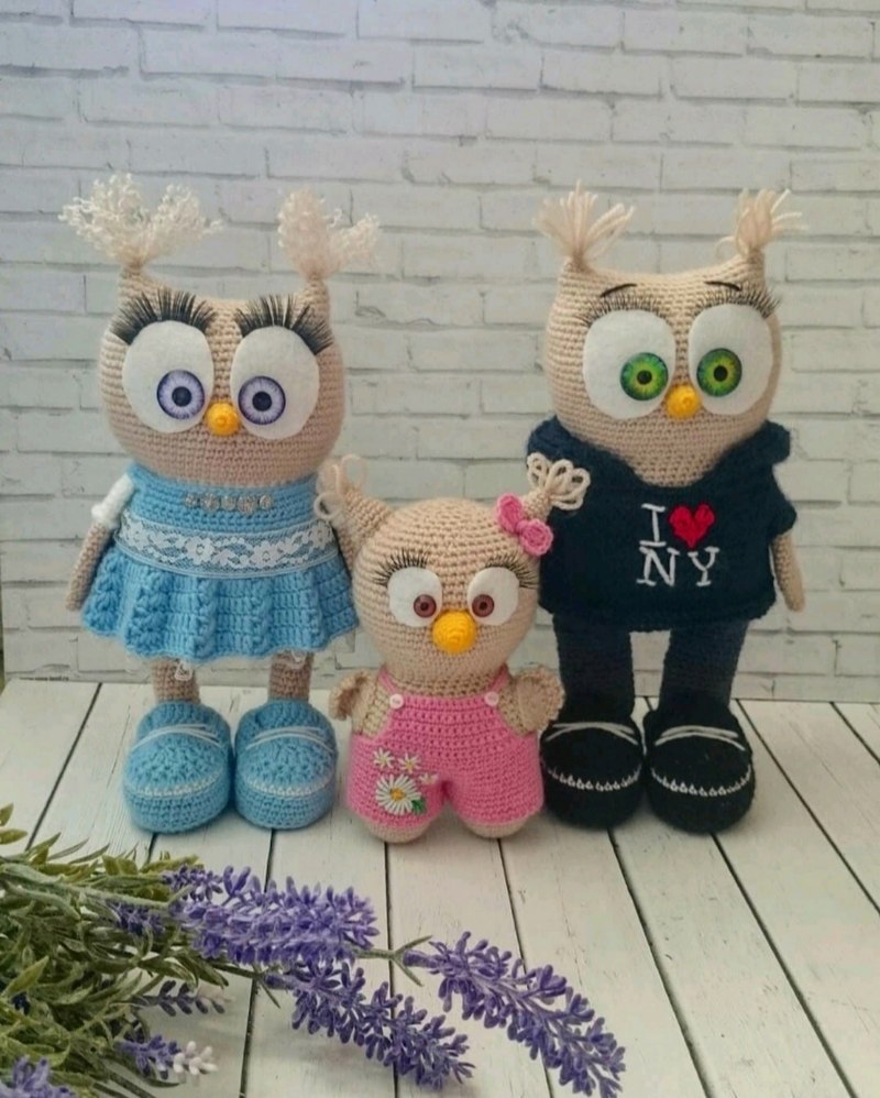 Совенок амигуруми