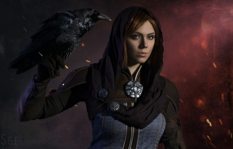 Ворон Dragon age Inquisition Лелиана