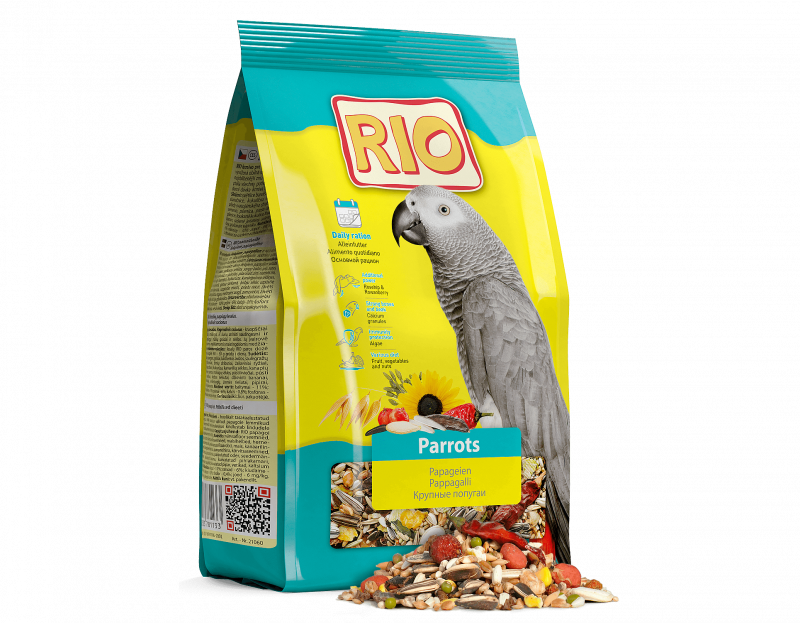 Корм Rio для средних попугаев, 500 г.