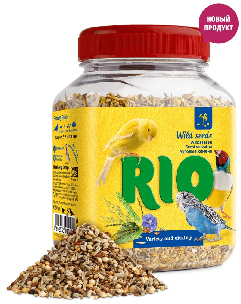 Лакомство для птиц Rio семена луговых трав