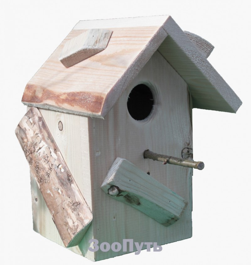 Скворечник Bird козырек 23х22х32см