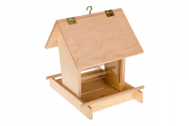 Кормушка уличная на подставке, сосна, ф 50 х 34 см/1.40 м, коричневый