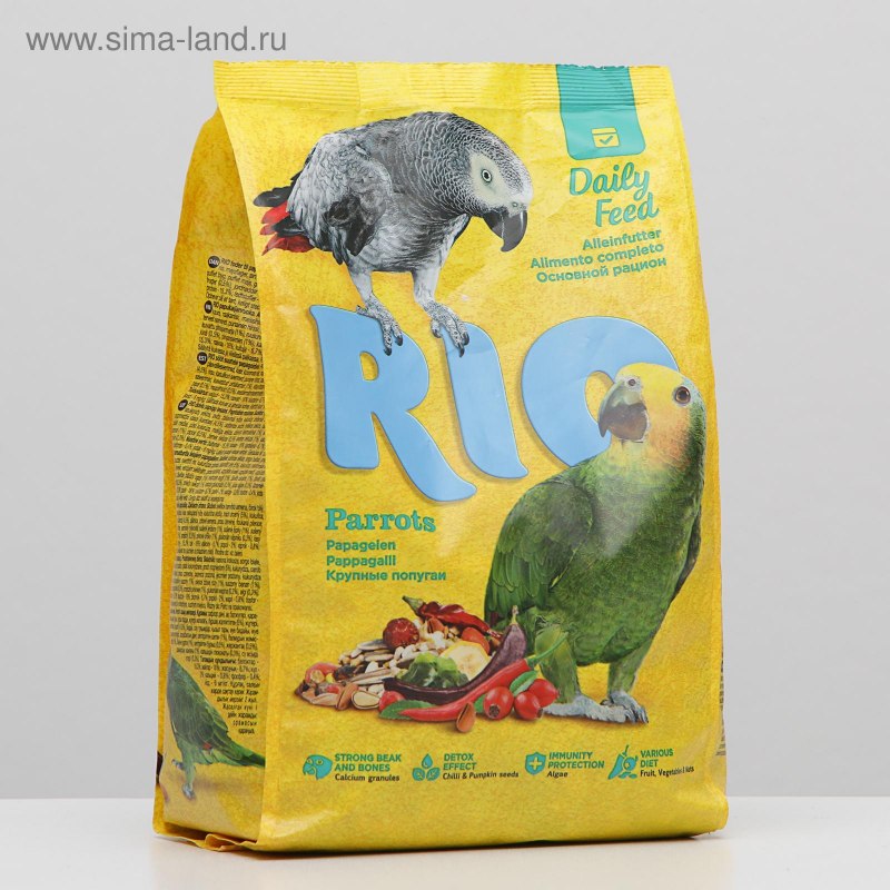 Зерносмесь "Versele Laga" д/крупных попугаев 1кг "Parrots" 21795