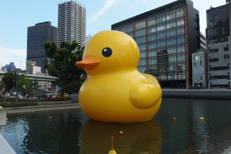 Rubber Duck скульптура