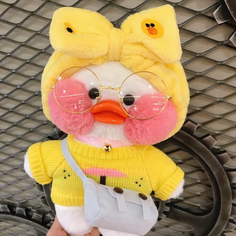 Игрушка утка lalafanfan