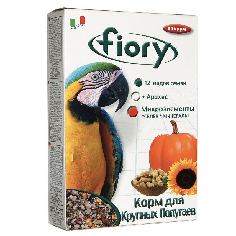 FIORY корм для крупных попугаев pappagalli 700 г