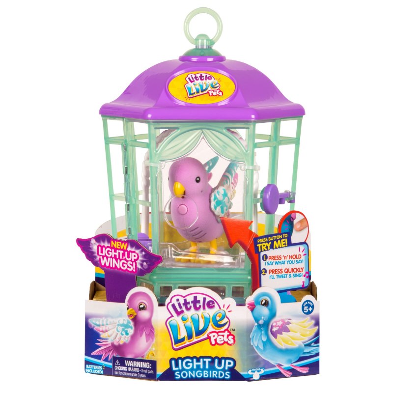 Интерактивная игрушка робот Moose little Live Pets птичка s7 28390