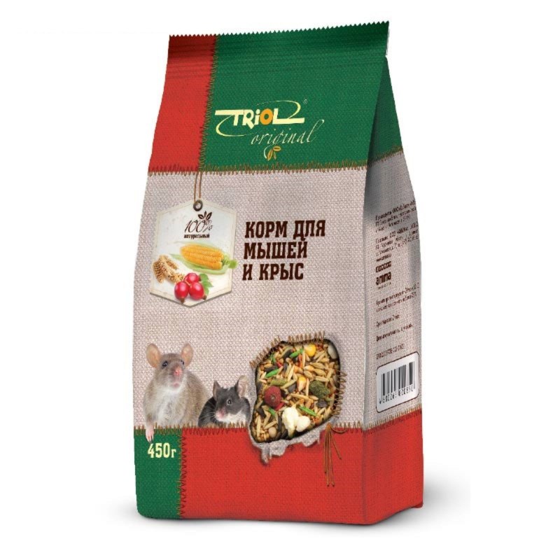 Triol корм для средних попугаев 450 г