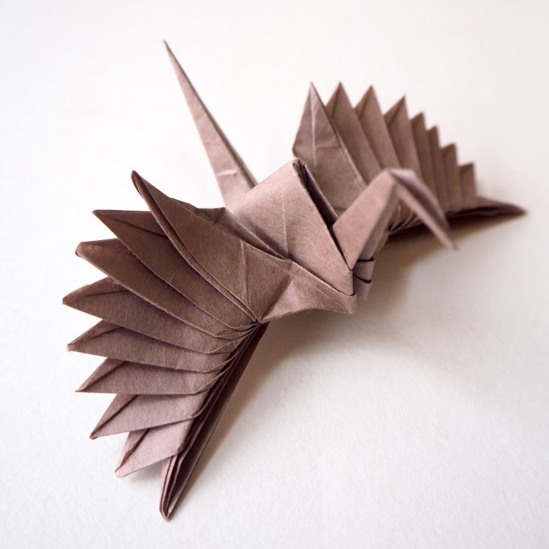 Оригами Feathered Tsuru Origami (Riccardo Foschi