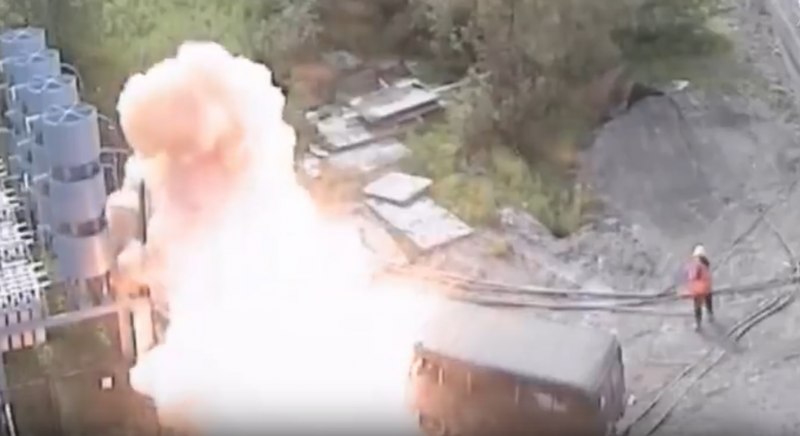 Электрическая дуга на железной дороге