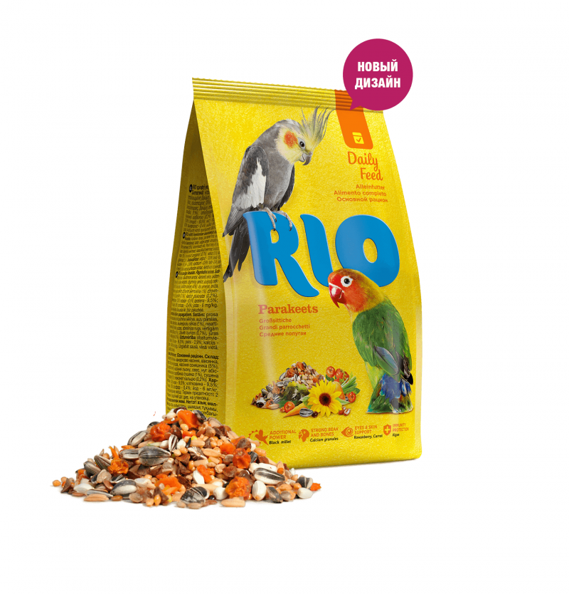 Корм для попугаев Rio Parakeets
