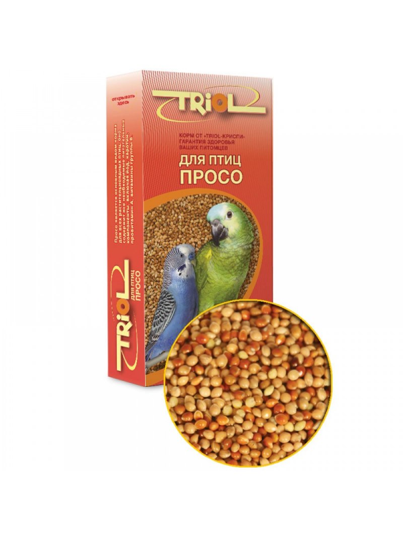 Триол корм д/птиц (500 г) просо (1*20)