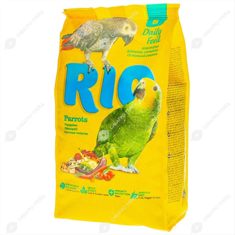 Корм Rio для крупных попугаев, 500 г