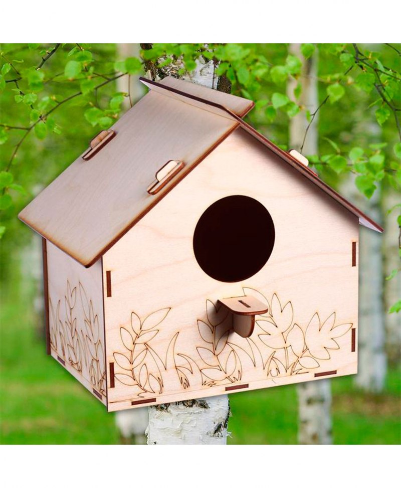 Скворечник Bird дачный 23х32х22см