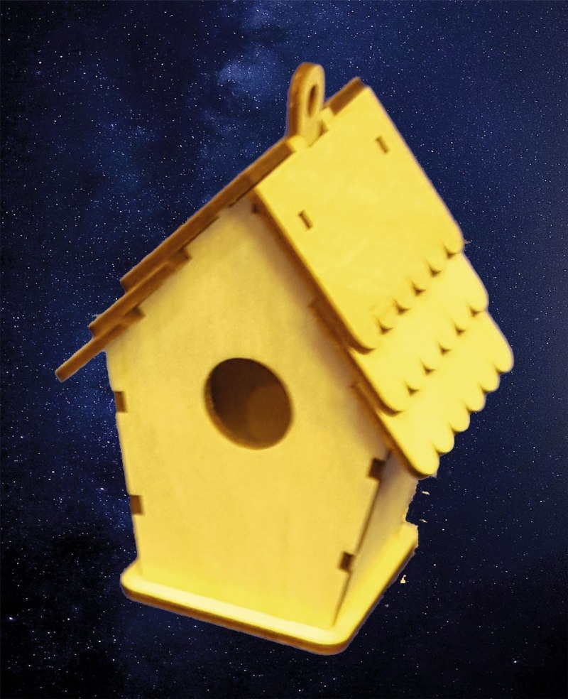 Скворечник мини №2, 5х4х10 см