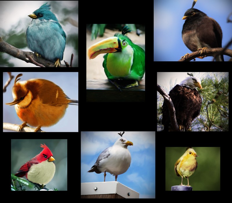 Реальные птицы Angry Birds