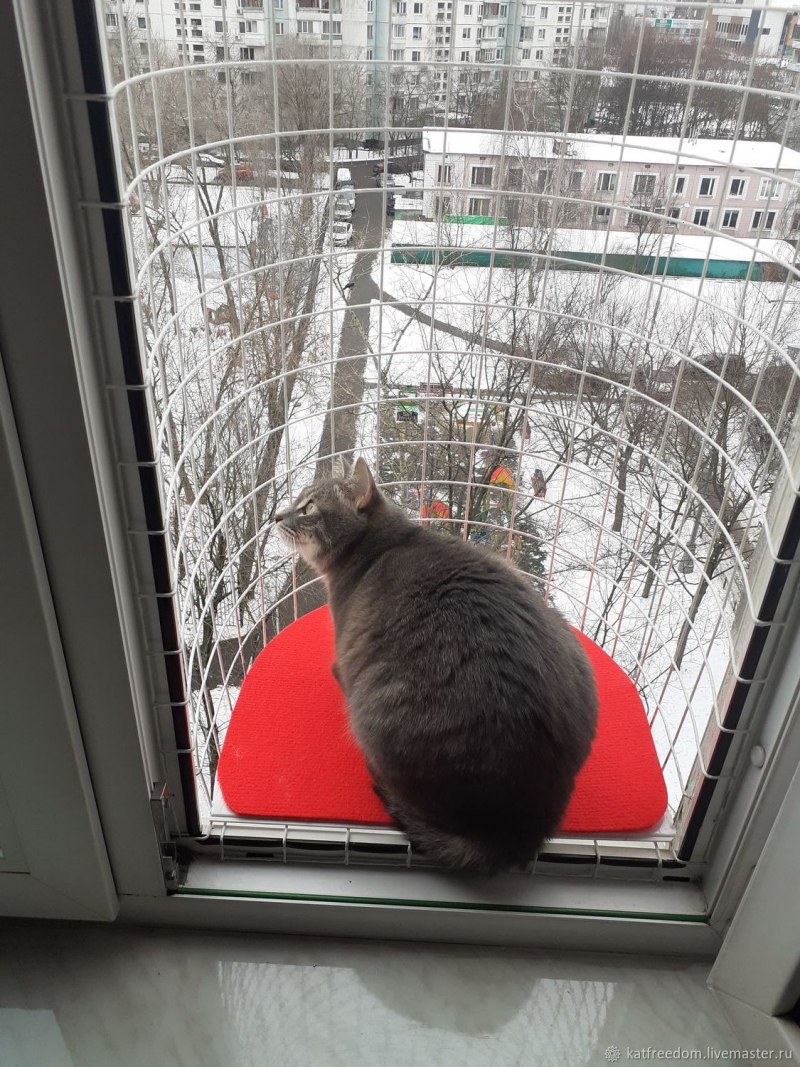 Кошачий балкон антикошка