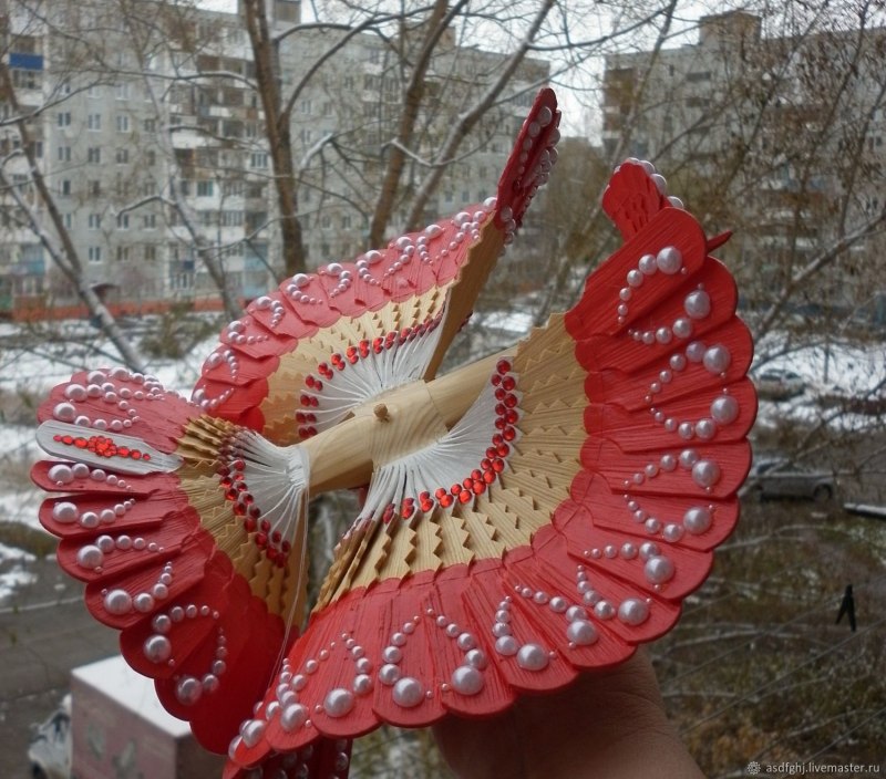 Поделка птица счастья