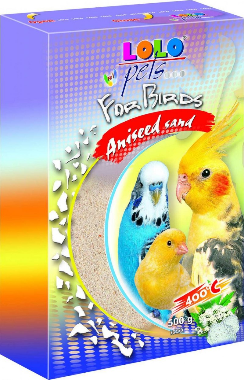 Песок Lolo Pets для птиц анисовый