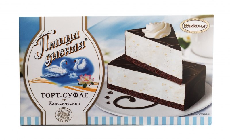 Торт суфле птица дивная 450 г
