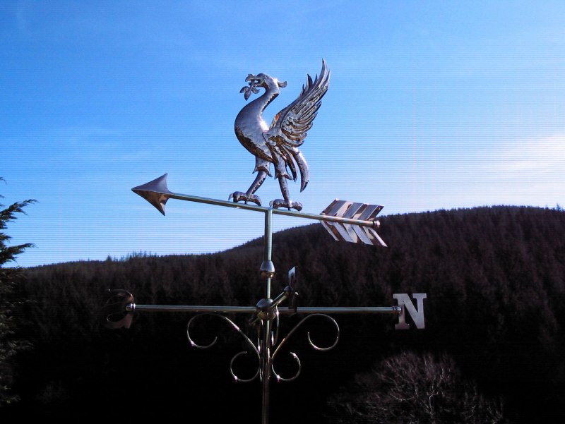 The 6 metre Tall Liver Birds, on Top of the Royal Liver building, are the symbols of Liverpool.