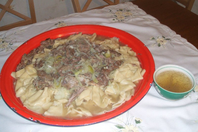 Конина по казахски