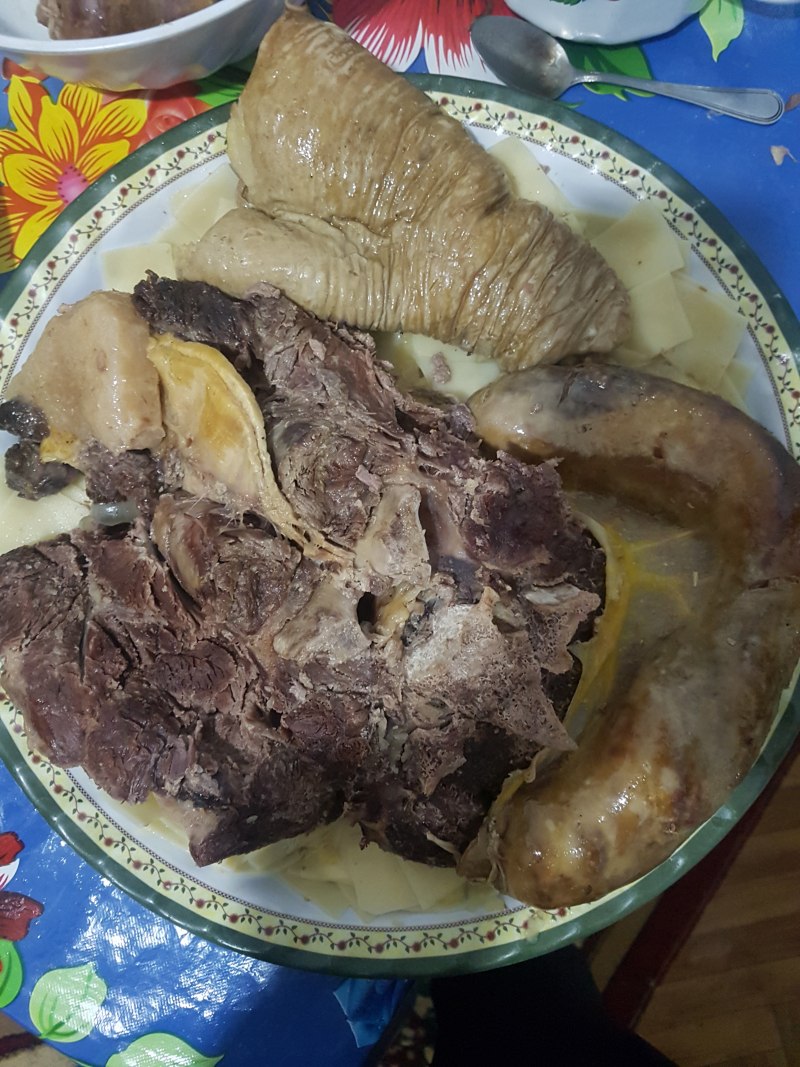 Казахское блюдо из конины