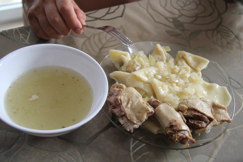 Бешбармак из утки