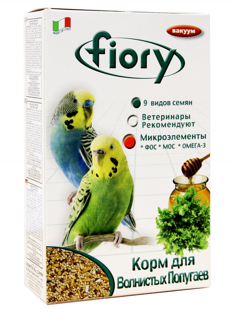 FIORY корм для волнистых попугаев pappagallini 400 г