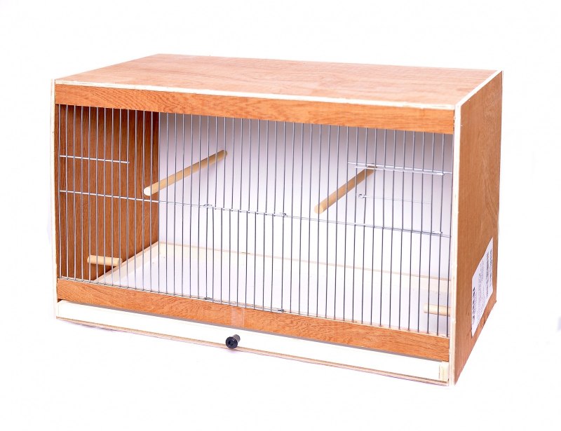 Бенилюкс клетка деревянная Wooden rearing Cage для птиц, 60*30*40 см,
