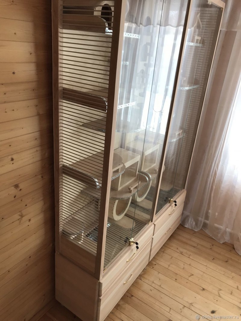 Витрина для шиншиллы 164х70х40