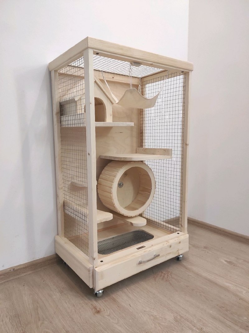 Клетка "Маргарита 3" для шиншиллы, дегу