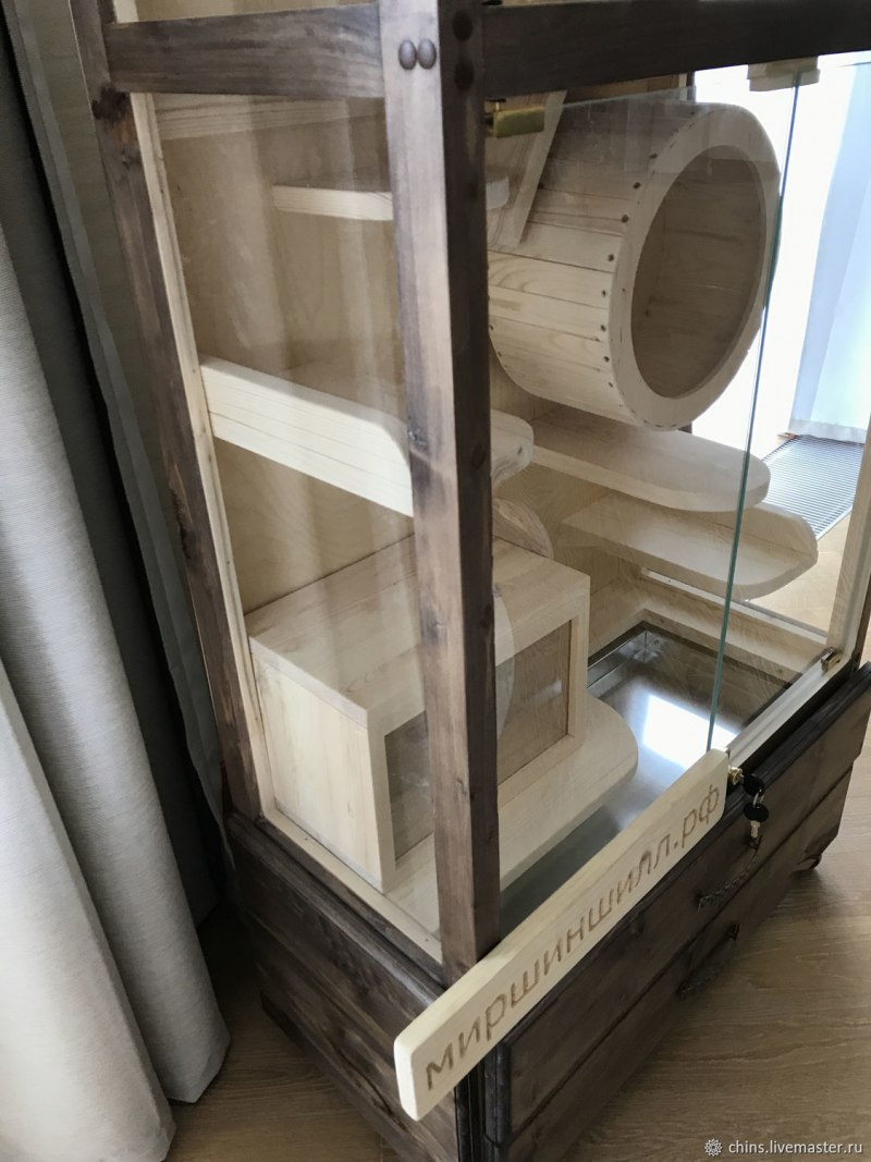 Клетка витрина для крыс