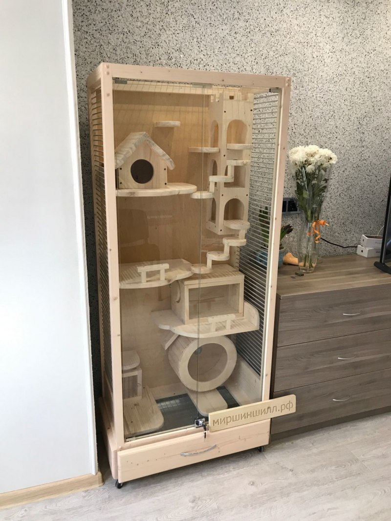Клетка витрина для дегу