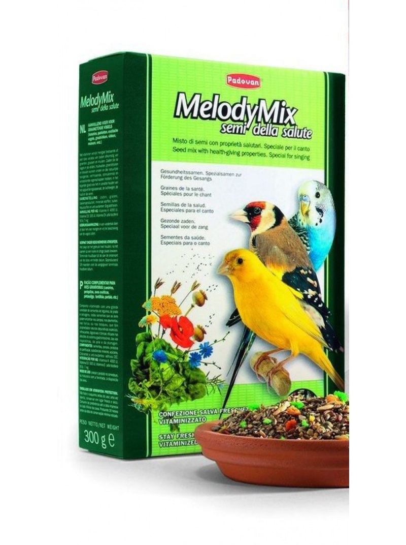 Зерносмесь падован 12 для птиц Melody Mix 300гр